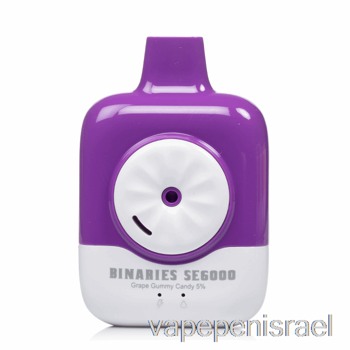 חד פעמי Vape Israel Horizon Binaries Se6000 סוכריות גומי ענבים חד פעמיות